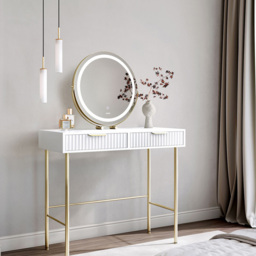 CARME Home Riley 3 Colour LED Gold Touch Sensor Light Mirror - Size: 16 x 58 x 59.5cm - Wilko - thumbnail 3