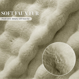 Sweet Dreams Alpine Beige Faux Fur Maternity Pillow 135 x 75cm - Size: 135 x 75 x 1cm - Beie - Wilko - thumbnail 4