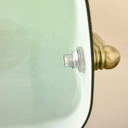 Portland Green and Bronze Antique Table Lamp - Size: 27.5 x 17.5 x 39cm - Wilko - thumbnail 4