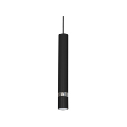 Milagro Joker Black Pendant Lamp 230V - Size: 8 x 8 x 80cm - Wilko - thumbnail 3