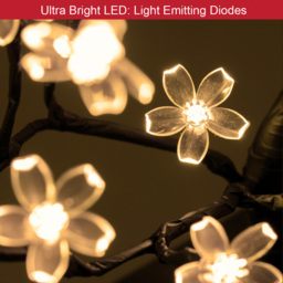 The Christmas Workshop 48 Warm White LED Blossom Tree - Wilko - thumbnail 7