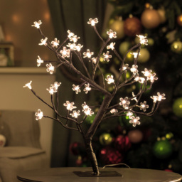 The Christmas Workshop 48 Warm White LED Blossom Tree - Wilko - thumbnail 3