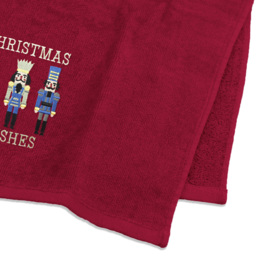 Noel Square Nutcracker Red Hand Towel 2 Pack - Size: 66 x 41 x 1cm - Wilko - thumbnail 5