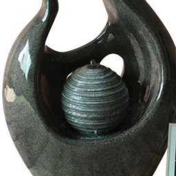 Bermuda Abstract Swan Water Feature - Size: 48 x 26 x 70cm - Grey - Bermuda Water Gardens - Wilko - thumbnail 4