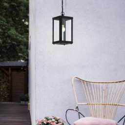 EGLO Alamonte1 Caged Exterior Pendant - Size: 113 x 15 x 15cm - black - Wilko - thumbnail 3