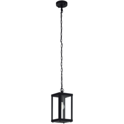EGLO Alamonte1 Caged Exterior Pendant - Size: 113 x 15 x 15cm - black - Wilko - thumbnail 1