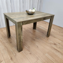 Portland 6 Seater Velvet Tufted Wooden Dining Set Blue - Wilko - thumbnail 4
