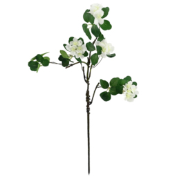 Leaf White Flower Artificial Foliage Spray 60cm 6 Pack - Size: 60 x 15 x 15cm - Wilko - thumbnail 3