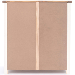 Tropea 4 Drawer Off White Chest of Drawers with Brass Cup Handles - Wilko - thumbnail 6