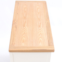 Tropea 4 Drawer Off White Chest of Drawers with Brass Cup Handles - Wilko - thumbnail 7