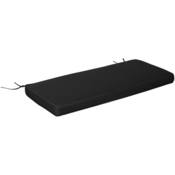 Outsunny 2 Seater Black Garden Bench Cushion 120 x 50cm - Size: 50 x 120cm - Wilko - thumbnail 1