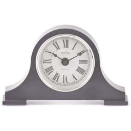 Acctim Harston Napoleon Aston Grey Mantel Clock 15cm - Size: 4 x 25 x 15cm - Wilko