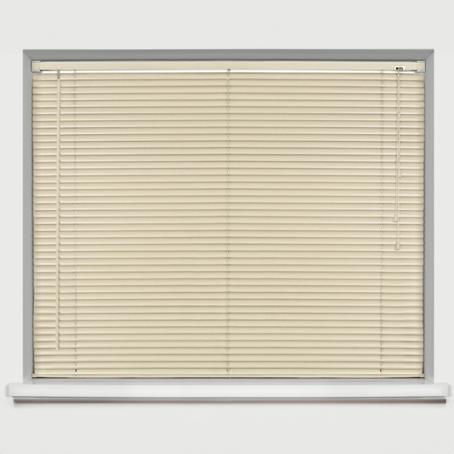 Caecus PVC Long Drop Venetian Blind Cream 165 x 210cm - Size: 210 x 165 x 2.5cm - Wilko - image 1