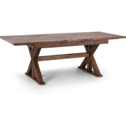 Julian Bowen Chatsworth 4 Seater Extending Dining Table - Size: 6 Seater - Brown - Wilko - thumbnail 4