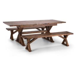 Julian Bowen Chatsworth 4 Seater Extending Dining Table - Size: 6 Seater - Brown - Wilko - thumbnail 3