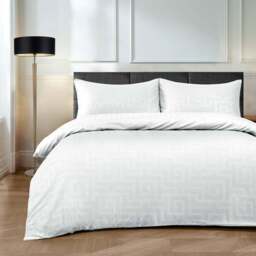 Velosso Helios Single White Duvet Set - Wilko - thumbnail 1