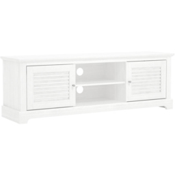 GFW Salcombe 2 Door 2 Shelf White TV Unit - Size: 39.8 x 150 x 50.4cm - Wilko - thumbnail 3