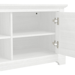 GFW Salcombe 2 Door 2 Shelf White TV Unit - Size: 39.8 x 150 x 50.4cm - Wilko - thumbnail 6