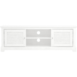 GFW Salcombe 2 Door 2 Shelf White TV Unit - Size: 39.8 x 150 x 50.4cm - Wilko - thumbnail 5