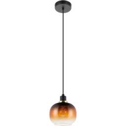 EGLO Oilella Gradient Pendant Light - Size: 110 x 19 x 110cm - Black - Wilko - thumbnail 1