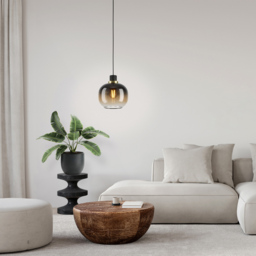 EGLO Oilella Gradient Pendant Light - Size: 110 x 19 x 110cm - Black - Wilko - thumbnail 3