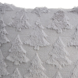 Living and Home Grey 3D Christmas Tree Soft Plush Cushion Cover 45 x 45cm - Size: 0.5 x 45 x 45cm - Wilko - thumbnail 7