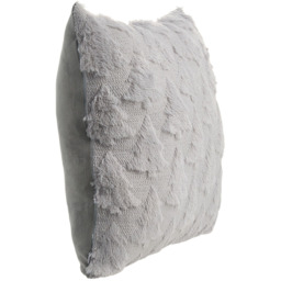 Living and Home Grey 3D Christmas Tree Soft Plush Cushion Cover 45 x 45cm - Size: 0.5 x 45 x 45cm - Wilko - thumbnail 5