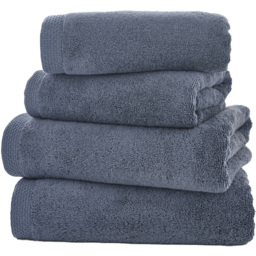 The Lyndon Company Egyptian Spa Midnight Bath Towel - Size: 70 x 127cm - Blue - Wilko - thumbnail 1