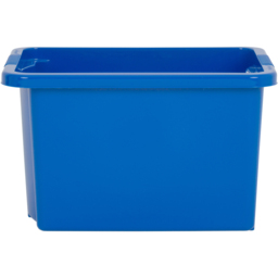 Wham 24L Blue Stackable Storage Box 4 Pack - Wilko - thumbnail 4