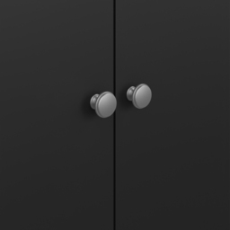 Florence Madrid 2 Door Matt Black Wardrobe - Wilko - thumbnail 6