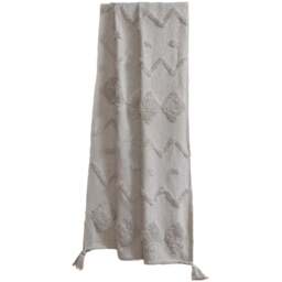 Rapport Home Juniper Silver Tufted Cotton Blanket Throw 50 x 60cm - Size: 4 x 50 x 60cm - Wilko - thumbnail 1