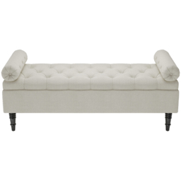 Living and Home Beige Flip Top Storage Bench - Cream - Wilko - thumbnail 3