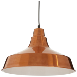 Premier Housewares Copper Finish Pendant Light - Size: 36 x 36 x 120cm - Gold - Wilko - thumbnail 4
