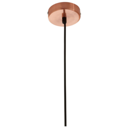 Premier Housewares Copper Finish Pendant Light - Size: 36 x 36 x 120cm - Gold - Wilko - thumbnail 5
