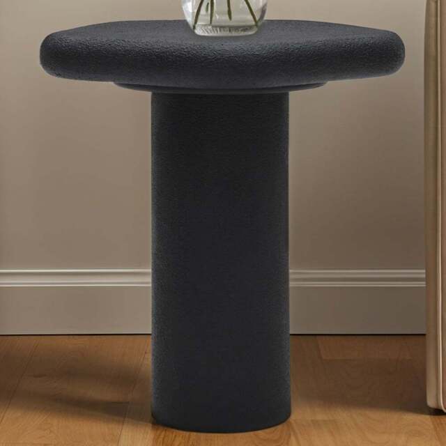 IH Design Udaipur Black Pentagon Side Table - Size: 55 x 48 x 48cm - Wilko - image 1