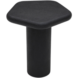 IH Design Udaipur Black Pentagon Side Table - Size: 55 x 48 x 48cm - Wilko - thumbnail 4