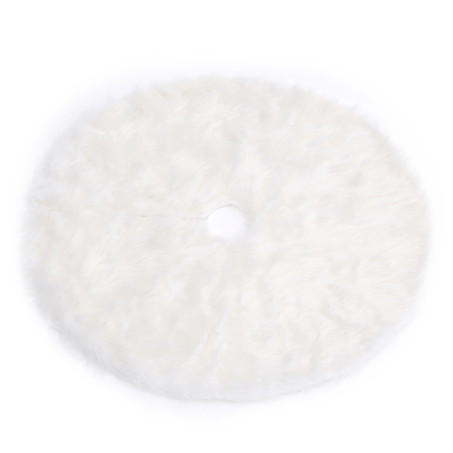 Living and Home White Christmas Tree Skirt 122cm - Wilko - image 1