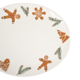 Gingerbread Serving PlatterWhite - Wilko - thumbnail 5
