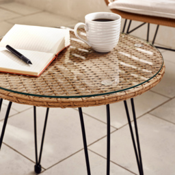 Furniturebox Rio 2 Seater Bistro Set Beige - Brown - Wilko - thumbnail 6