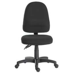 Teknik Office Ergo Twin Fabric Desk Chair Black - Size: 94 x 46 x 44cm - Wilko - thumbnail 3