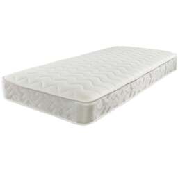 Starlight Beds Small Single Hybrid Memory Foam and Open Coil Spring Mattress - White - Wilko