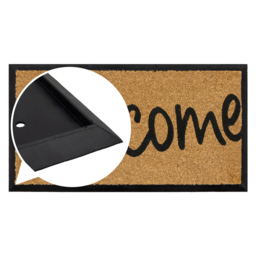 JVL Welcome Granite Scraper Door Mat 40 x 70cm - Brown - JVL Homewares - Wilko - thumbnail 7