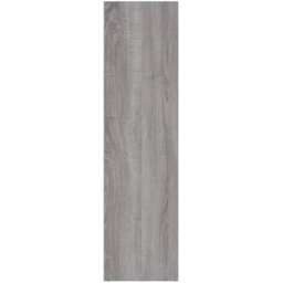 vidaXL 3 Shelf Grey Sonoma Bookcase - Size: 114 x 36 x 30cm - Wilko - thumbnail 6