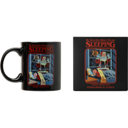 Steve Rhodes He Sees You When You're Sleeping Cinnamon and Clove Scented Candle with Black Mug - Size: 12 x 11.5 x 11.5cm - Wilko - thumbnail 5