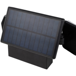 Living and Home 3 Head Rotating Solar Powered Motion Sensor Wall Light - Size: 13 x 21 x 9cm - Black - Wilko - thumbnail 4