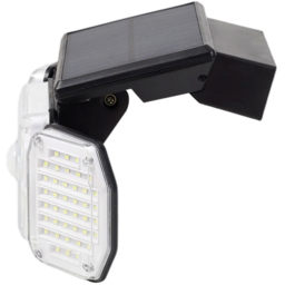 Living and Home 3 Head Rotating Solar Powered Motion Sensor Wall Light - Size: 13 x 21 x 9cm - Black - Wilko - thumbnail 3