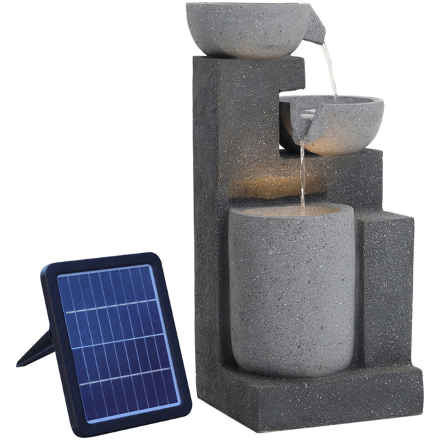 Living and Home Black Rockery Fountain - Wilko - image 1