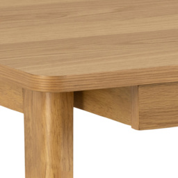 Florence Barnett Single Drawer Oak Office Desk - Brown - Furniture To Go - Wilko - thumbnail 7
