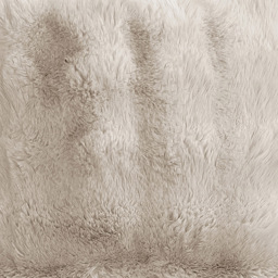 Sweet Dreams Alpine Cream Faux Fur Cushion 43 x 43cm - Wilko - thumbnail 3