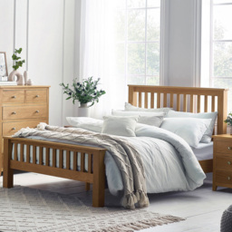 Julian Bowen Mallory King High Footend Bed - Brown - Wilko - thumbnail 1